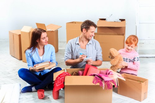 Packing and unpacking for a move